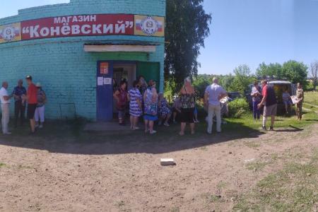 Курская область. Золотухинский район посетила агитгруппа КПРФ
