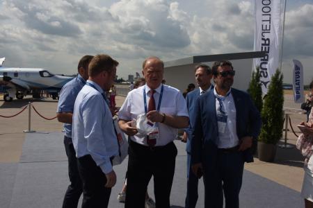 Г.А. Зюганов посетил Международный авиационно-космический салон МАКС-2021 в подмосковном Жуковском. Фоторепортаж