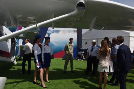 Г.А. Зюганов посетил Международный авиационно-космический салон МАКС-2021 в подмосковном Жуковском. Фоторепортаж