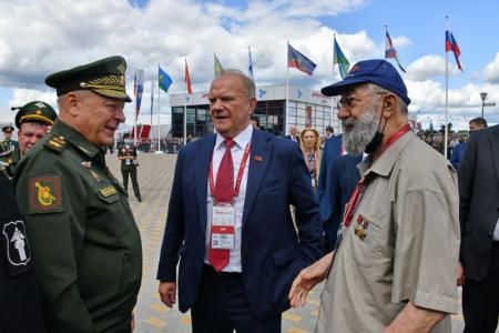 Г.А. Зюганов принял участие в церемонии открытия Международного военно-технического форума «АРМИЯ – 2021» и Армейских международных игр – 2021
