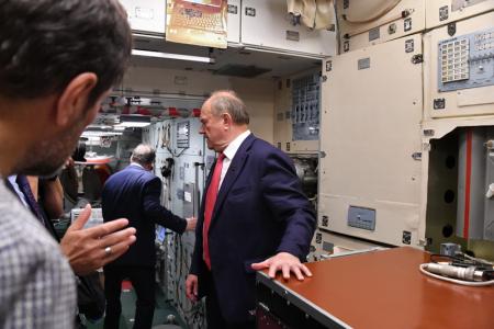 Лидер КПРФ Г.А. Зюганов прибыл с рабочим визитом в Звездный городок Подмосковья