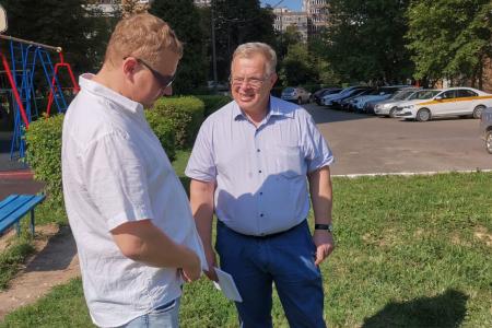 Московская область. Депутат-коммунист Александр Наумов провел встречи с жителями города Ступино
