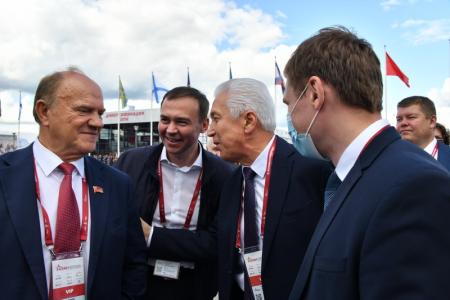 Г.А. Зюганов принял участие в церемонии открытия Международного военно-технического форума «АРМИЯ – 2021» и Армейских международных игр – 2021