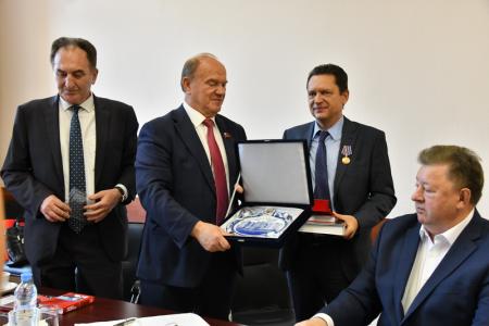 Лидер КПРФ Г.А. Зюганов прибыл с рабочим визитом в Звездный городок Подмосковья