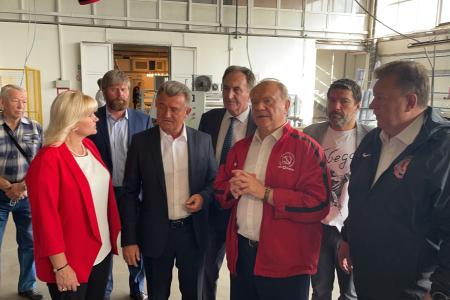 Московская область. Председатель ЦК КПРФ Г.А. Зюганов посетил Щелково