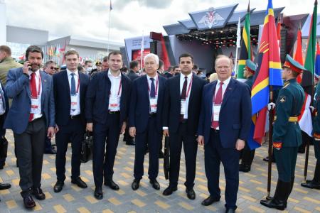 Г.А. Зюганов принял участие в церемонии открытия Международного военно-технического форума «АРМИЯ – 2021» и Армейских международных игр – 2021