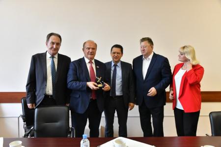 Лидер КПРФ Г.А. Зюганов прибыл с рабочим визитом в Звездный городок Подмосковья
