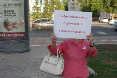 В Республике Башкортостан прошла акция в поддержку П.Н. Грудинина