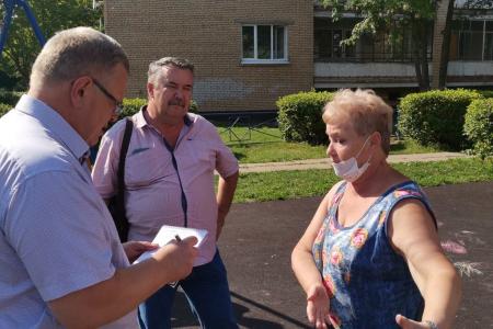 Московская область. Депутат-коммунист Александр Наумов провел встречи с жителями города Ступино