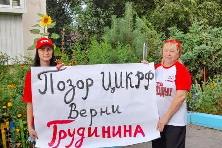 В Еврейской автономной области прошли пикеты в поддержку П.Н. Грудинина