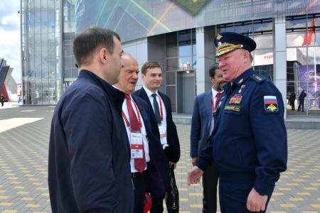 Г.А. Зюганов принял участие в церемонии открытия Международного военно-технического форума «АРМИЯ – 2021» и Армейских международных игр – 2021