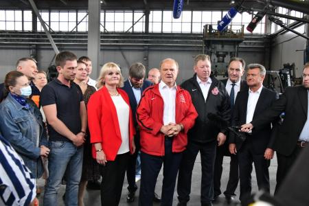Завершился рабочий визит лидера КПРФ Г.А. Зюганова в города Подмосковья