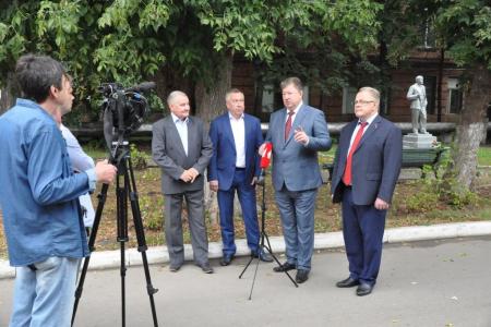 Состоялся рабочий визит заместителя Председателя ЦК КПРФ В.И. Кашина в подмосковный Серпухов