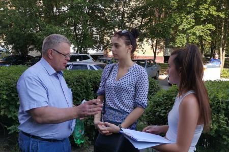 Московская область. Депутат-коммунист Александр Наумов провел встречи с жителями города Ступино