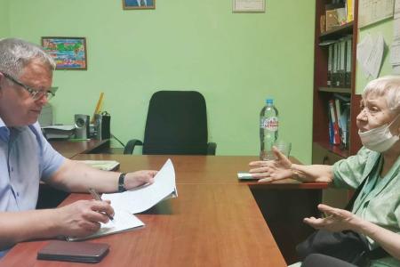 Московская область. Депутат-коммунист Александр Наумов провел приём жителей Пущино