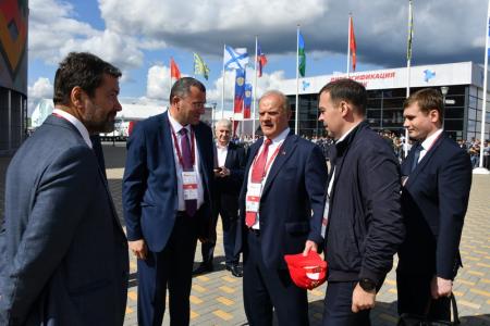 Г.А. Зюганов принял участие в церемонии открытия Международного военно-технического форума «АРМИЯ – 2021» и Армейских международных игр – 2021