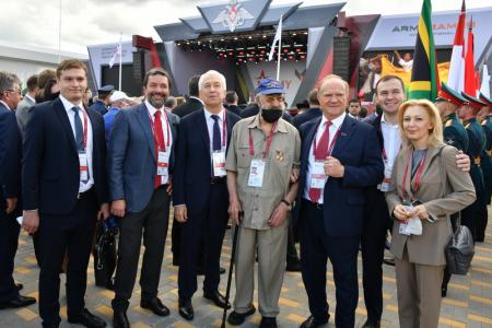 Г.А. Зюганов принял участие в церемонии открытия Международного военно-технического форума «АРМИЯ – 2021» и Армейских международных игр – 2021