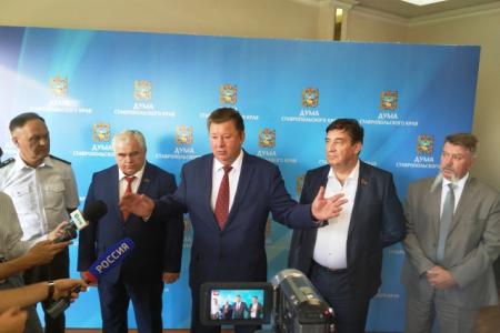 Академик Кашин обсудил с председателем Думы Ставрополья Геннадием Ягубовым проблемы АПК края