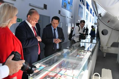 Лидер КПРФ Г.А. Зюганов прибыл с рабочим визитом в Звездный городок Подмосковья