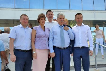 Чувашия. Чебоксары посетили депутат Госдумы РФ Сергей Казанков и директор совхоза имени Ленина  Павел Грудинин