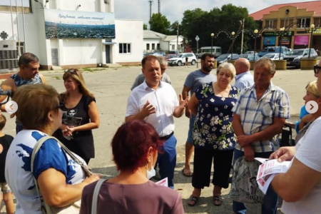 Краснодарский край. В городах и станицах идет работа кандидатов в Госдуму от КПРФ