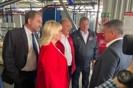 Московская область. Председатель ЦК КПРФ Г.А. Зюганов посетил Щелково