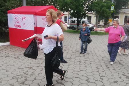 Агитационная кампания КПРФ в Приамурье набирает обороты вопреки противодействию властей