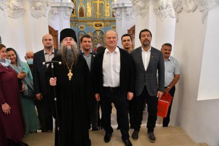 Г.А. Зюганов посетил Музейно-выставочный комплекс "Новый Иерусалим"