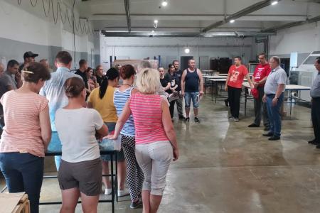Московская область. Встреча депутата-коммуниста Александра Наумова с каширскими рабочими