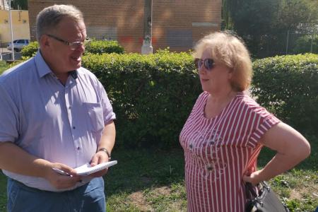 Московская область. Депутат-коммунист Александр Наумов провел встречи с жителями города Ступино