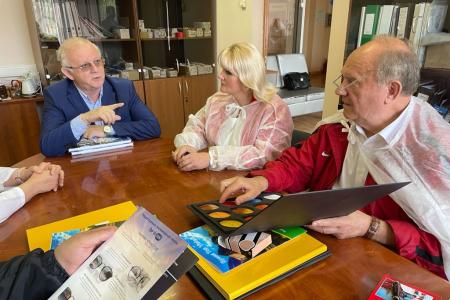 Московская область. Делегация коммунистов во главе с лидером КПРФ Г.А. Зюгановым посетила во Фрязино предприятие ООО «Топ Визион»