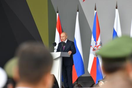 Г.А. Зюганов принял участие в церемонии открытия Международного военно-технического форума «АРМИЯ – 2021» и Армейских международных игр – 2021