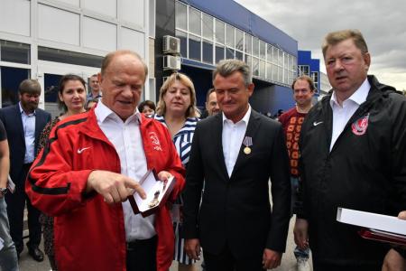 Завершился рабочий визит лидера КПРФ Г.А. Зюганова в города Подмосковья