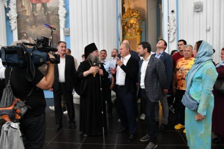 Г.А. Зюганов посетил Музейно-выставочный комплекс "Новый Иерусалим"