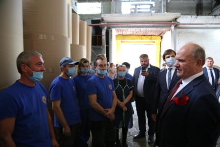 Продолжается рабочий визит Г.А. Зюганова в Орел