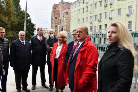 Г.А. Зюганов проголосовал на выборах депутатов Государственной Думы