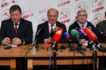О результатах выборов депутатов Госдумы. Брифинг Центрального штаба КПРФ