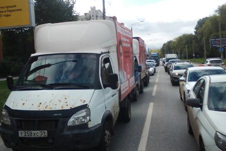 Автопробег по улицам Перми