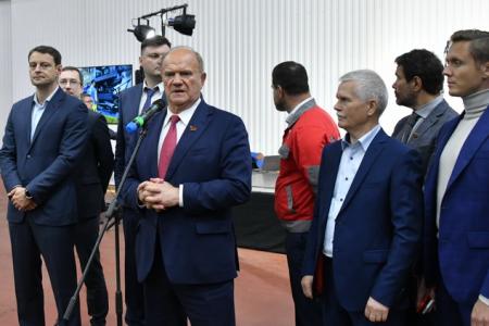 Г.А. Зюганов посетил Кировский завод в Санкт-Петербурге