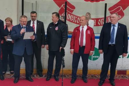 Г.А. Зюганов посетил Ледовый дворец «Витязь» в подмосковном Подольске