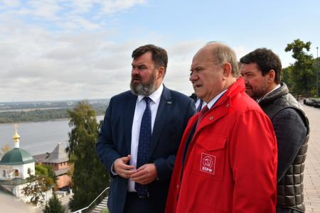 Г.А. Зюганов в Нижегородском Кремле. Фоторепортаж