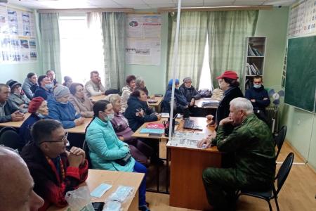 Тюменская область. Генерал В.И. Соболев провел встречу в Ялуторовске