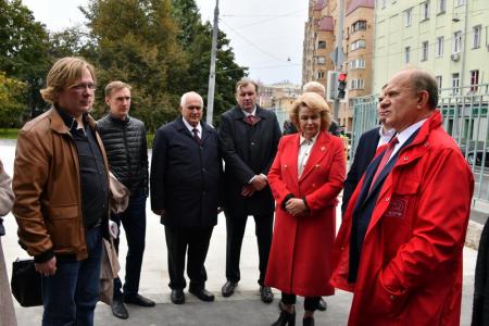 Г.А. Зюганов проголосовал на выборах депутатов Государственной Думы