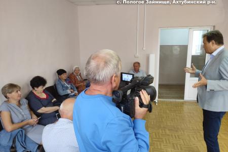 Астраханская область. Кандидаты в депутаты Госдумы Н.В. Арефьев и Х.А. Аитов провели 12 встреч с избирателями за 4 дня