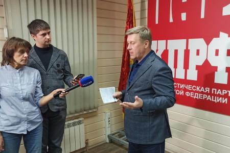 Новосибирск. Анатолий Локоть подвел первые итоги выборов