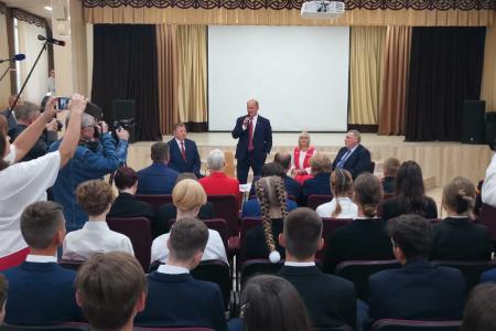 Урок мужества в гимназии имени Подольских курсантов