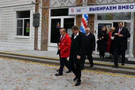 Г.А. Зюганов проголосовал на выборах депутатов Государственной Думы