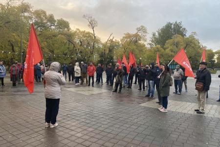 Тюменцы вышли на митинг против массовых фальсификаций на выборах
