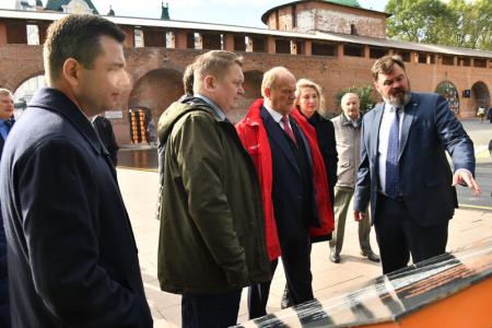 Г.А. Зюганов в Нижегородском Кремле. Фоторепортаж