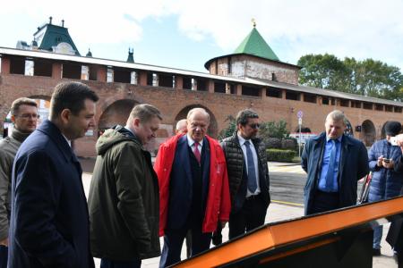 Г.А. Зюганов в Нижегородском Кремле. Фоторепортаж